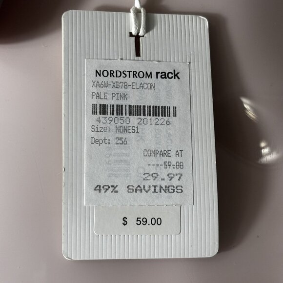 Ted Baker Pale Pink Bow Icon Tote Bag With Inner Zip Pocket & Top Handles - Picture 6 of 8